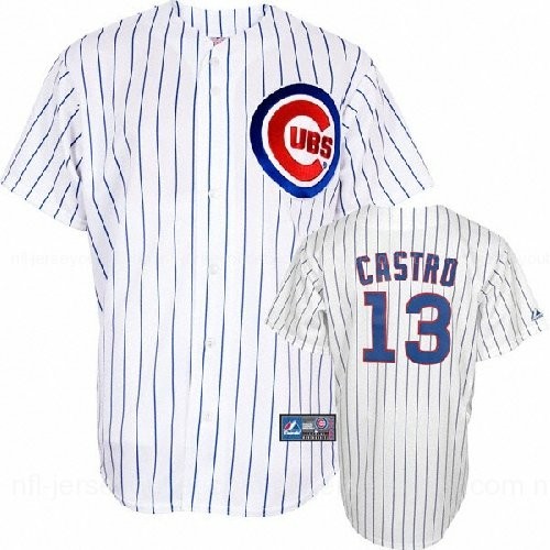 White Ernie Cubs #13 Jersey