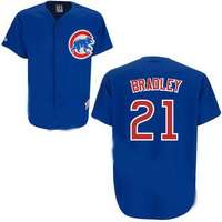 Blue Milton Bradley Cubs #21 Jersey