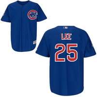 Grey Derrek Lee Cubs #25 Jersey