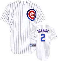 Chicago Cubs #2 Ryan Theriot White Jersey