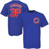 Throwback #38 Blue Zambrono Chicago Cubs jersey