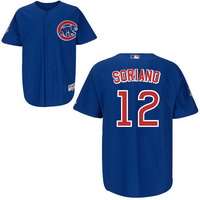 #12 Alfonso Soriano Blue Chicago Cubs Jersey