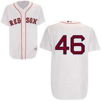 White Jacoby Ellsbury Home Boston Red Sox #46 Jersey