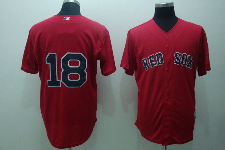 #18 red Daisuke Matsuzaka Boston Red Sox jersey
