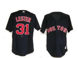 Dark Black Lester Boston Red Sox #31 Jersey