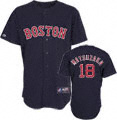 #18 Daisuke Matsuzaka Black Boston Red Sox Jersey