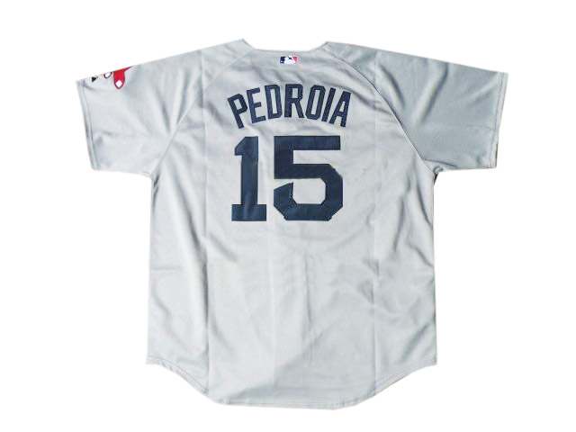 #15 Grey Pedroia Boston Red Sox jersey