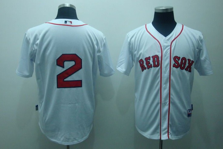 Sox #2 Ellsbury white Jersey