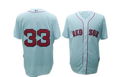 Boston Red Sox #33 Jason Varitek Jersey in White