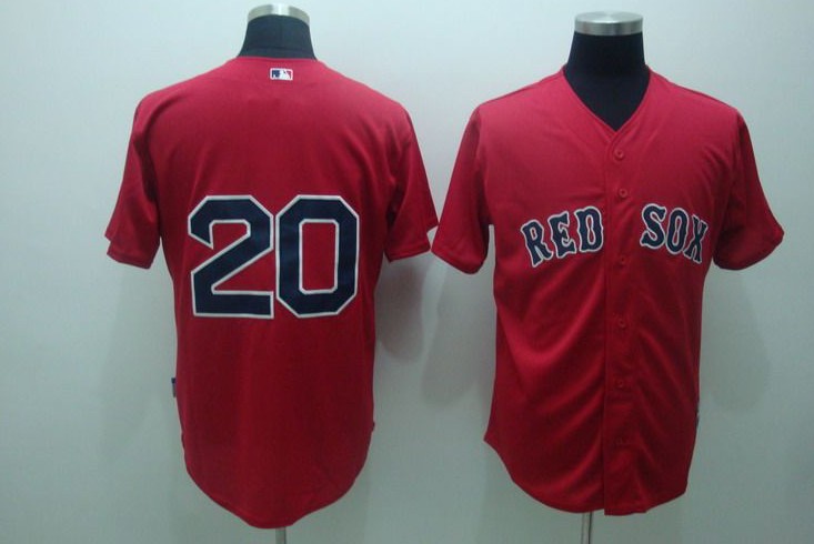 Youkilis red Jersey, Boston Red Sox #20 Jersey