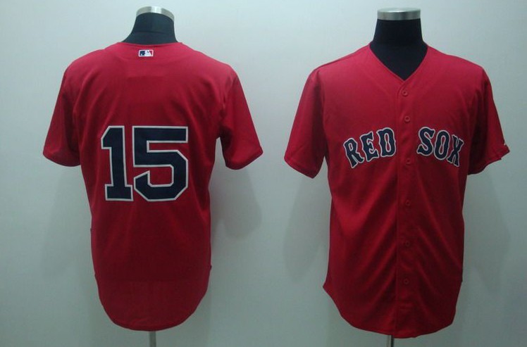 Dustin Pedroia Jersey Red #15 Boston Red Sox Jersey