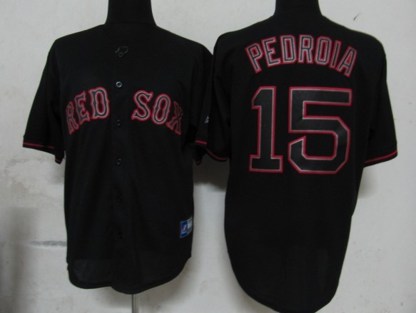 Black Pedroia jersey, Boston Red Sox #38 shadow Fashion Jersey