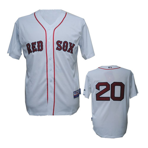 Youkilis white Jersey, Boston Red Sox #20 MLB Jersey
