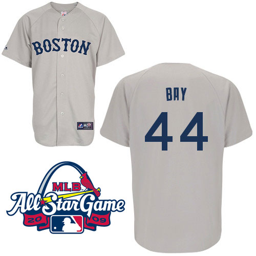 Grey Jason Bay Boston Red Sox #44 Jersey