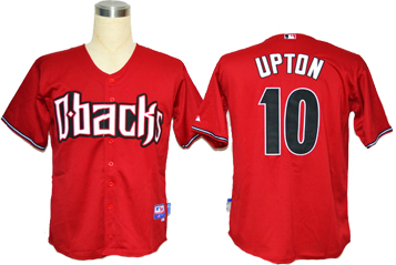 red Upton Jersey, MLB Arizona Diamondbacks #10 Jersey