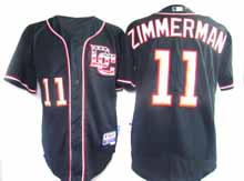 Dark Blue Washington Nationals Zimmerman MLB #11 Jersey