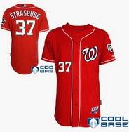 Red Stephen Strasburg Jersey, Washington Nationals #37 Jersey