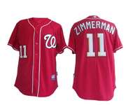 #11 Red Zimmerman MLB Washington Nationals Jersey