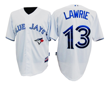 White Lawrie Jersey, MLB Toronto Blue Jays #13 Jersey