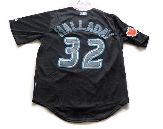 Harry Halladay black Jersey, MLB Toronto Blue Jays #32 Jersey