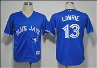 Blue Toronto Blue Jays Lawrie MLB #13 Jersey