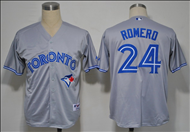 Romero Grey Jersey, MLB Toronto Blue Jays #24 Jersey