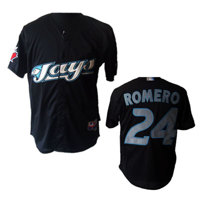 coolbase #24 black Romero MLB Toronto Blue Jays Jersey