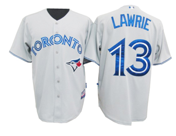 Grey lawrie Jersey, MLB Toronto Blue Jays #13 Jersey