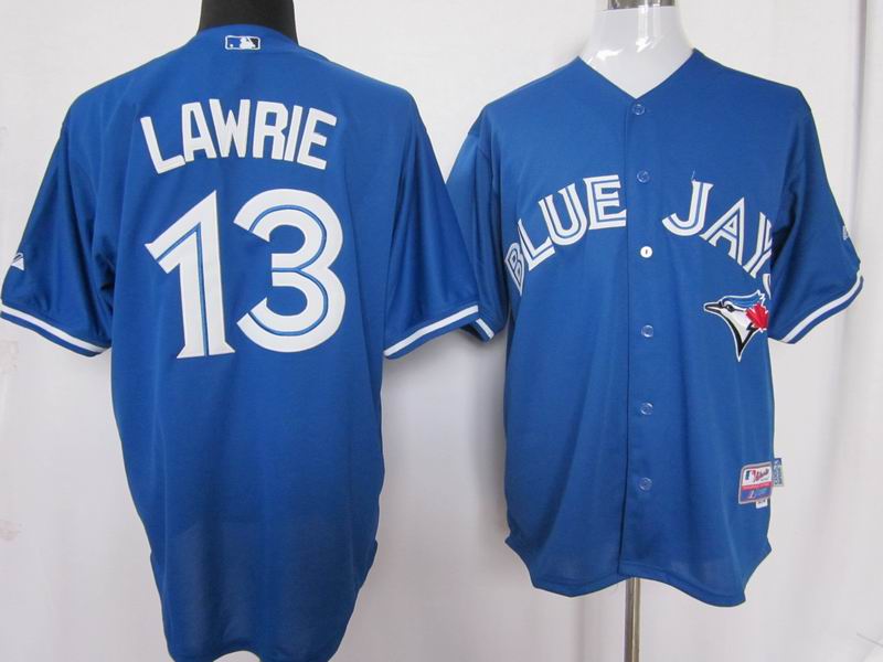 coolbase #13 Blue lawrie MLB Toronto Blue Jays Jersey