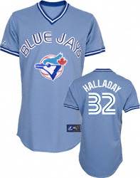 White Toronto Blue Jays Harry Halladay MLB #32 Jersey