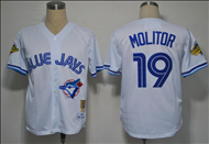 white Bautista Jersey, MLB Toronto Blue Jays #19 Jersey