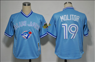 #19 bautista Blue MLB Toronto Blue Jays Jersey