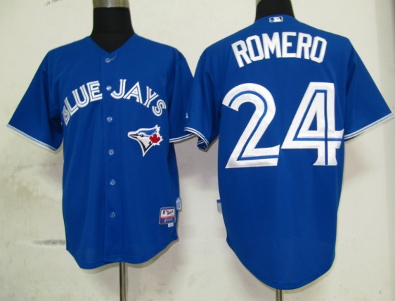 Romero Blue Jersey, MLB Toronto Blue Jays #24 Jersey