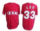 Lee Red jersey MLB Texas Rangers jersey