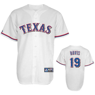 Davis White jersey MLB Texas Rangers jersey