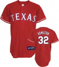 Red Texas Rangers Josh Hamilton MLB #32 Jersey