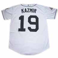 White Tampa Bay Rays Scott Kazmir MLB #19 Jersey