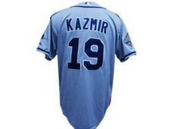 Rays #19 Grey Scott Kazmir MLB Jersey