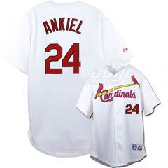 #24 Rick Ankiel White St. Louis Cardinals Jersey