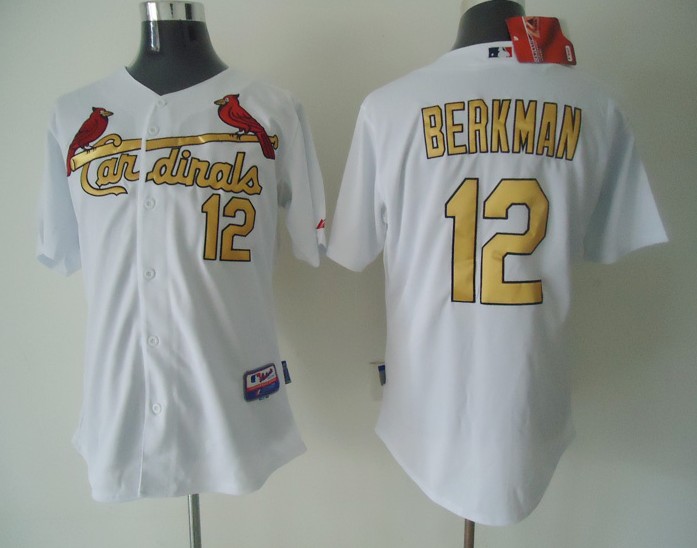 #12 White Berkman St.Louis Cardinals Jersey