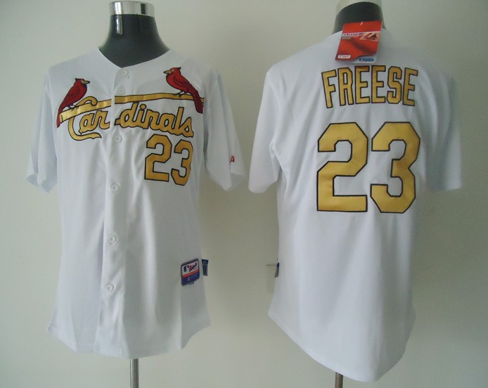 white Freese Jersey, St.Louis Cardinals #23 Jersey