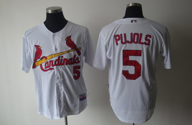 #5 White Albert Pujols St.Louis Cardinals Jersey