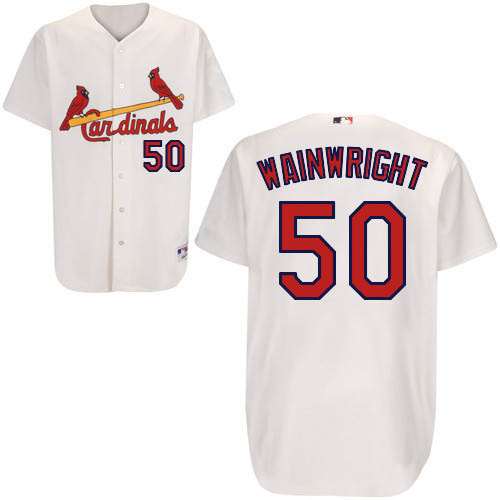 Adam Wainwright Home White jersey MLB St Louis Cardinals jersey