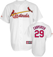 St.Louis Cardinals #29 Chris Carpenter Home White Jersey