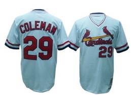 St. Louis Cardinals #29 Vince Coleman White M&N Jersey