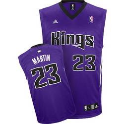 Kevin Martin Road Jersey: NBA #23 Sacramento Kings Jersey in Purple