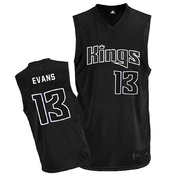 #13 Tyreke Evans Black Sacramento Kings Fashion Stitched NBA jersey