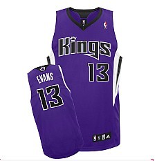 Tyreke Evans Road Purple jersey, Sacramento Kings #13 NBA jersey