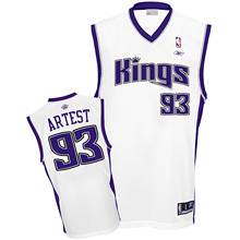 NBA #93 White Ron Artest Sacramento Kings jersey