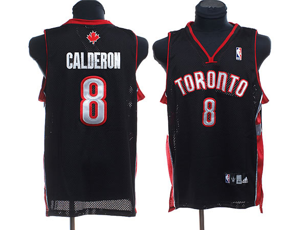 #8 Calderon black mesh Toronto Raptors NBA Revolution 30 jersey